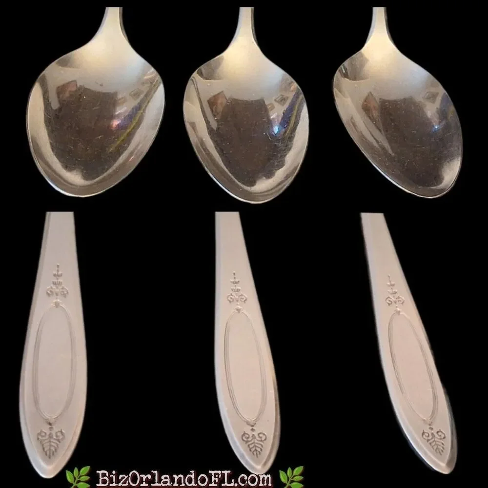 VINTAGE: Oneida Community Plate Serving Spoons Classic 1917 